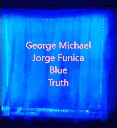 blue truth in pink